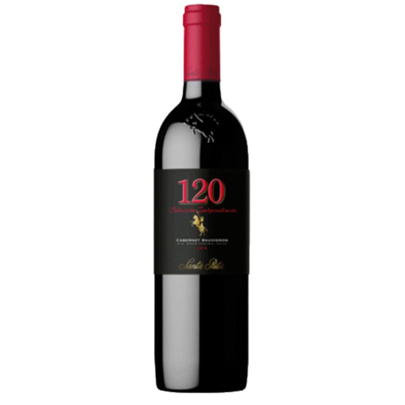 Vinho Tinto Chileno 120 Coleção Indepedência Cabernet Sauvignon Santa Rita Garrafa 750ml