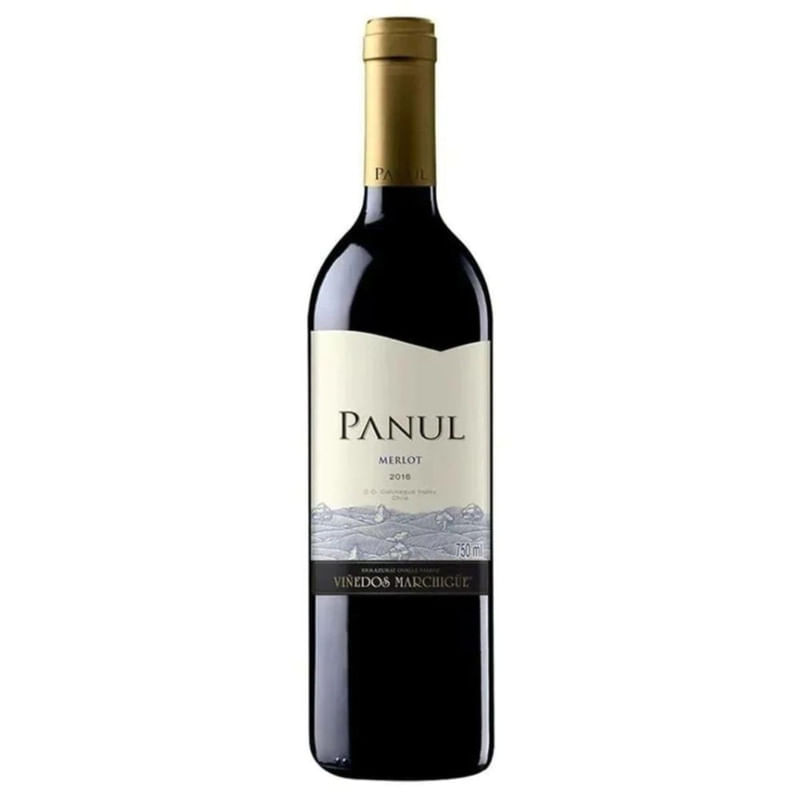 Vinho Tinto Chileno Panul Merlot Garrafa 750ml