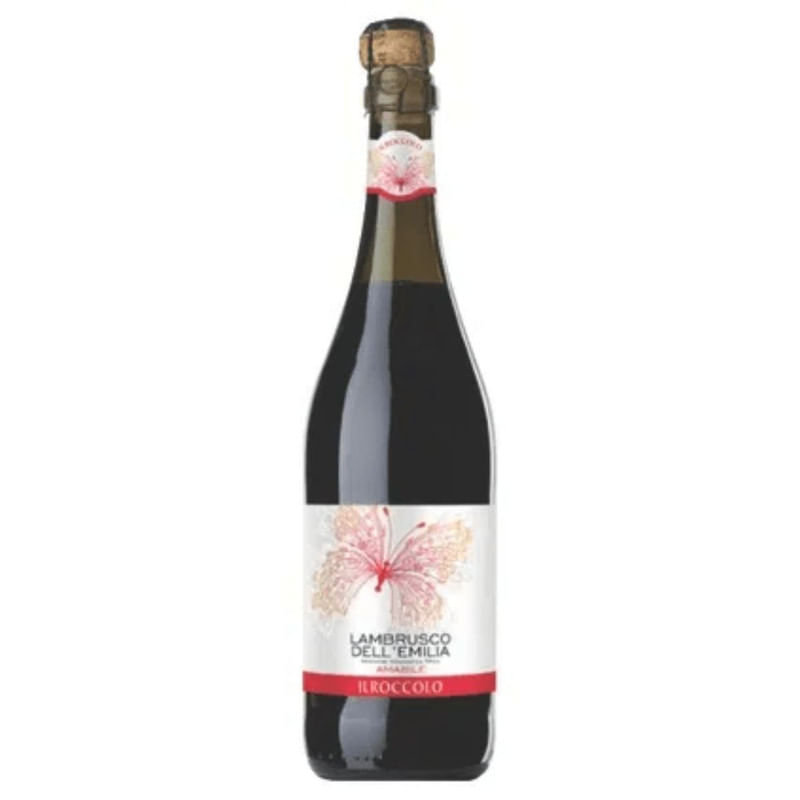 Vinho Tinto Italiano Lambrusco Dell&apos;Emilia Roccolo Garrafa 750ml