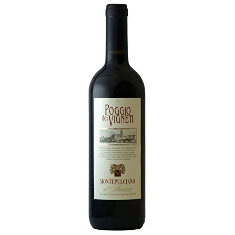 Vinho Tinto Italiano Poggio dei Vigneti Monte Pulciano D&apos;Abruzzo Garrafa 750ml