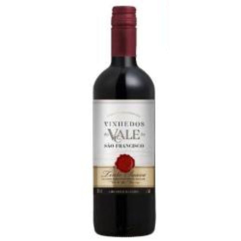 Vinho Tinto Suave Vinhedos do Vale Com 1L