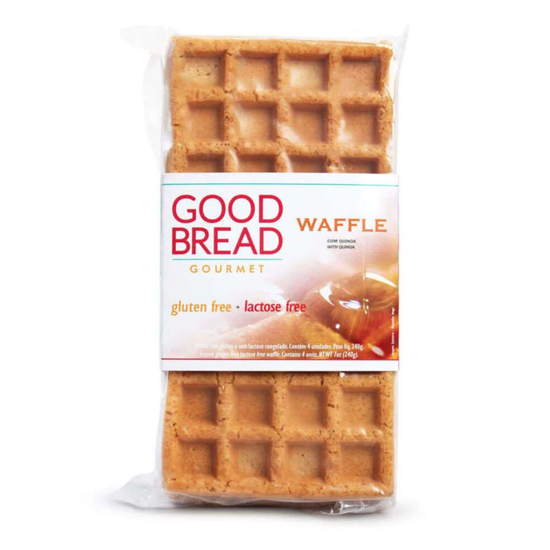 Waffle Zero lactose e Glúten Good Bread Pacote 240g