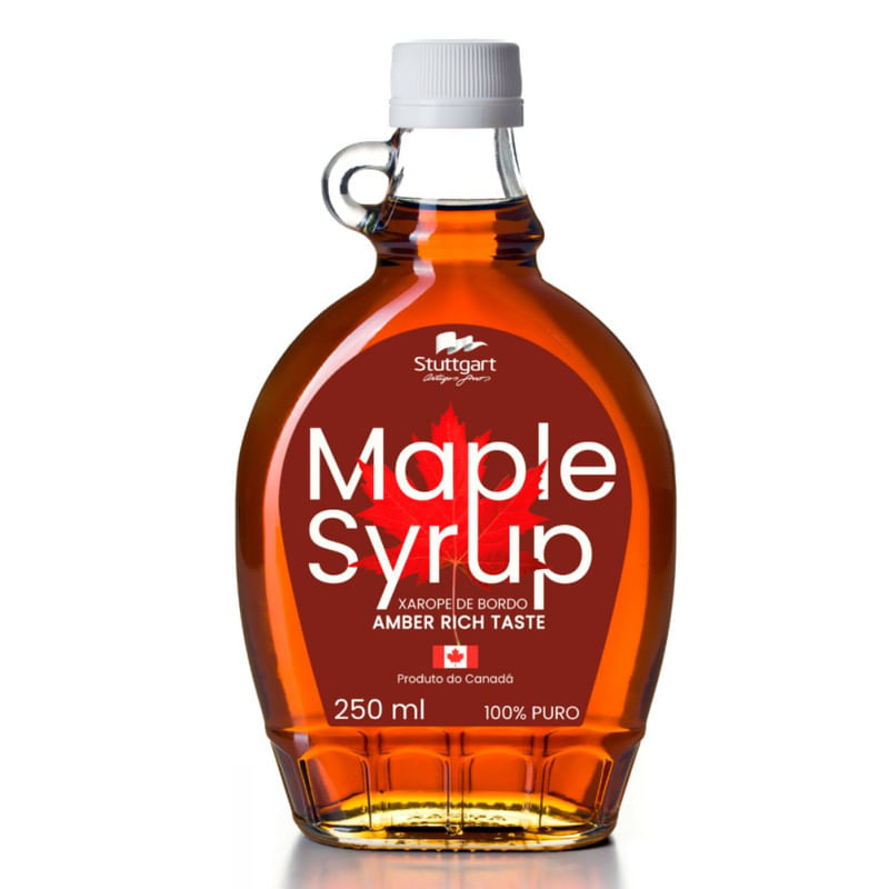 Xarope de Bordo Maple Syrup Vidro 250ml