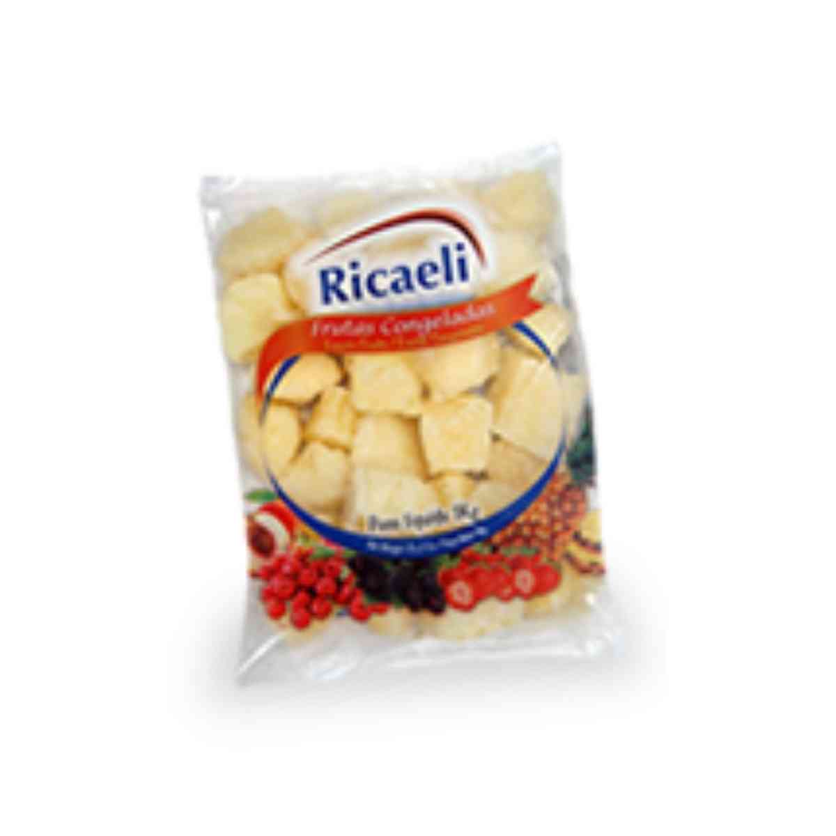 Abacaxi em Pedaços Congelado Ricaeli 1 kg