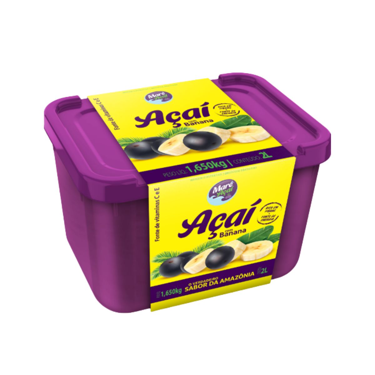 Açai com Banana Maré Pote 2 L