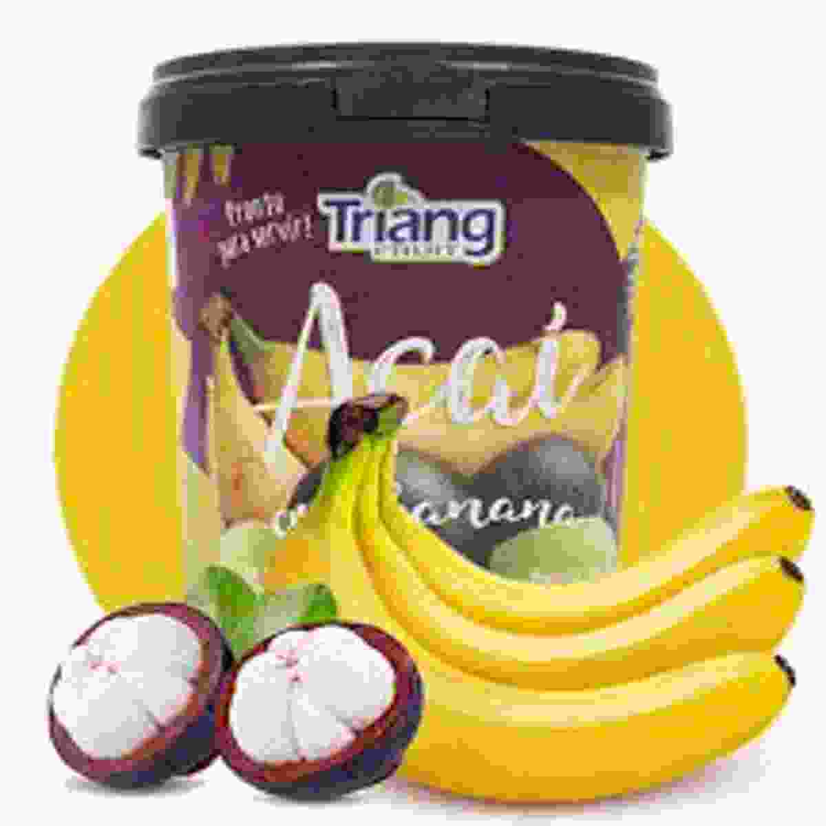 Açaí Congelado Triang Fruit Sorbet com Banana 500 g