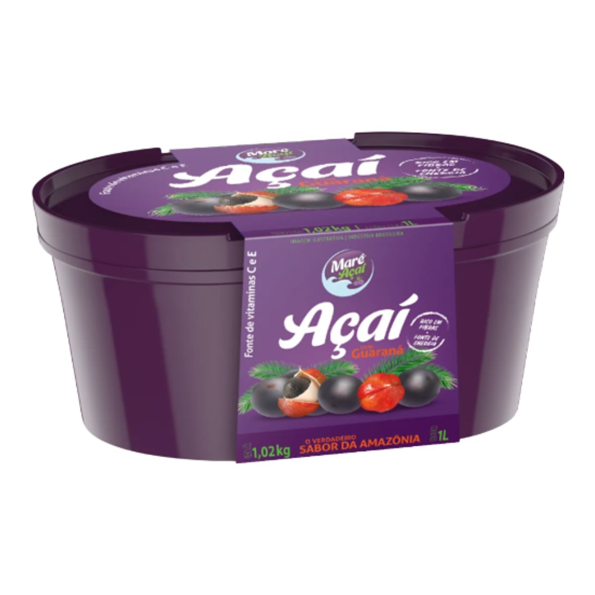 Açai com Guaraná Maré Pote 1 L