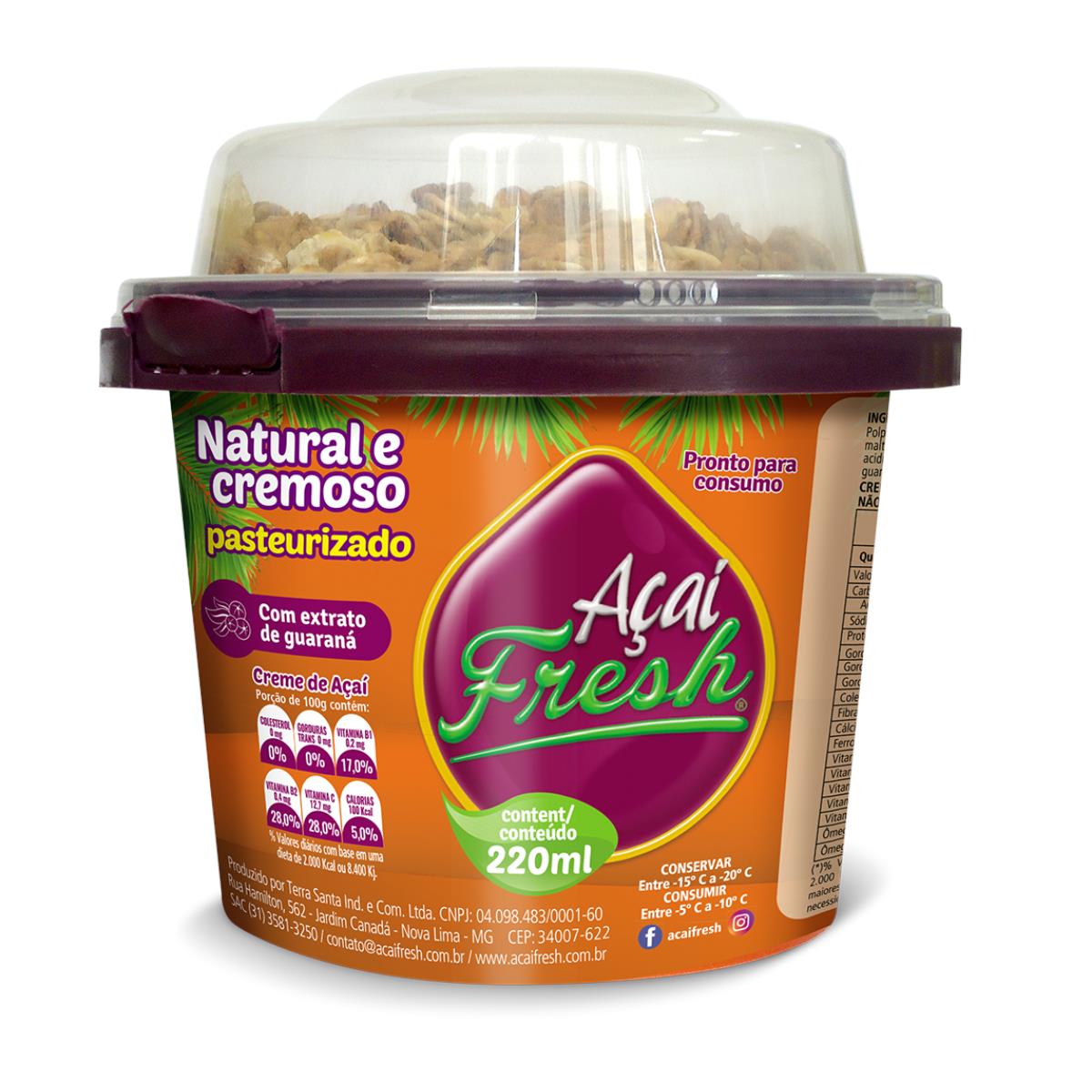 Açaí Natural Açaí Fresh Pote 220 ml