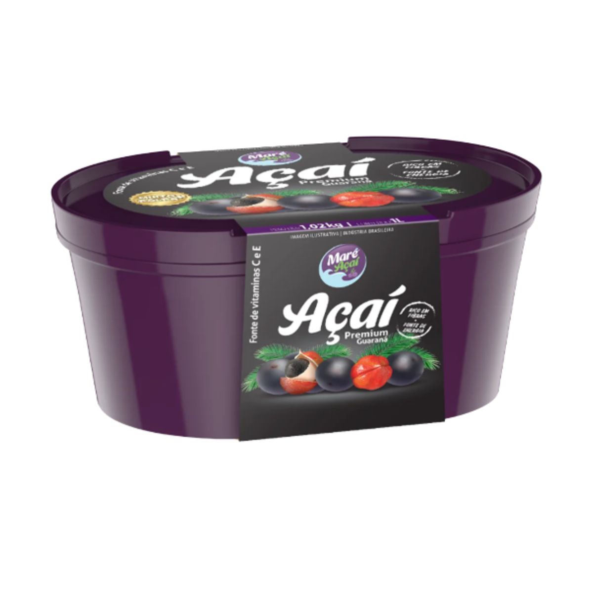 Açai Premium Guaraná Maré 1 L