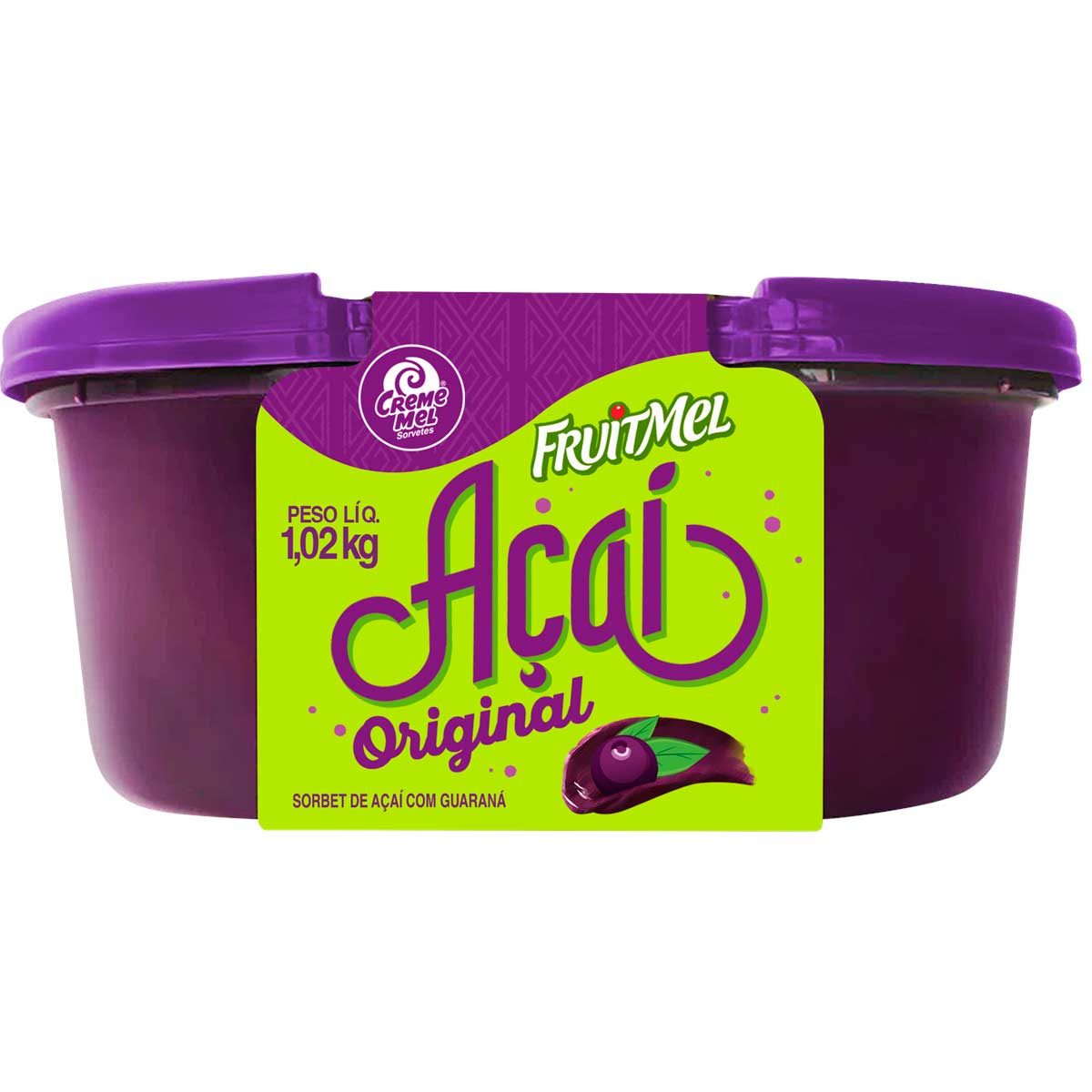 Açaí Tradicional Creme Mel Pote 1,02 Kg