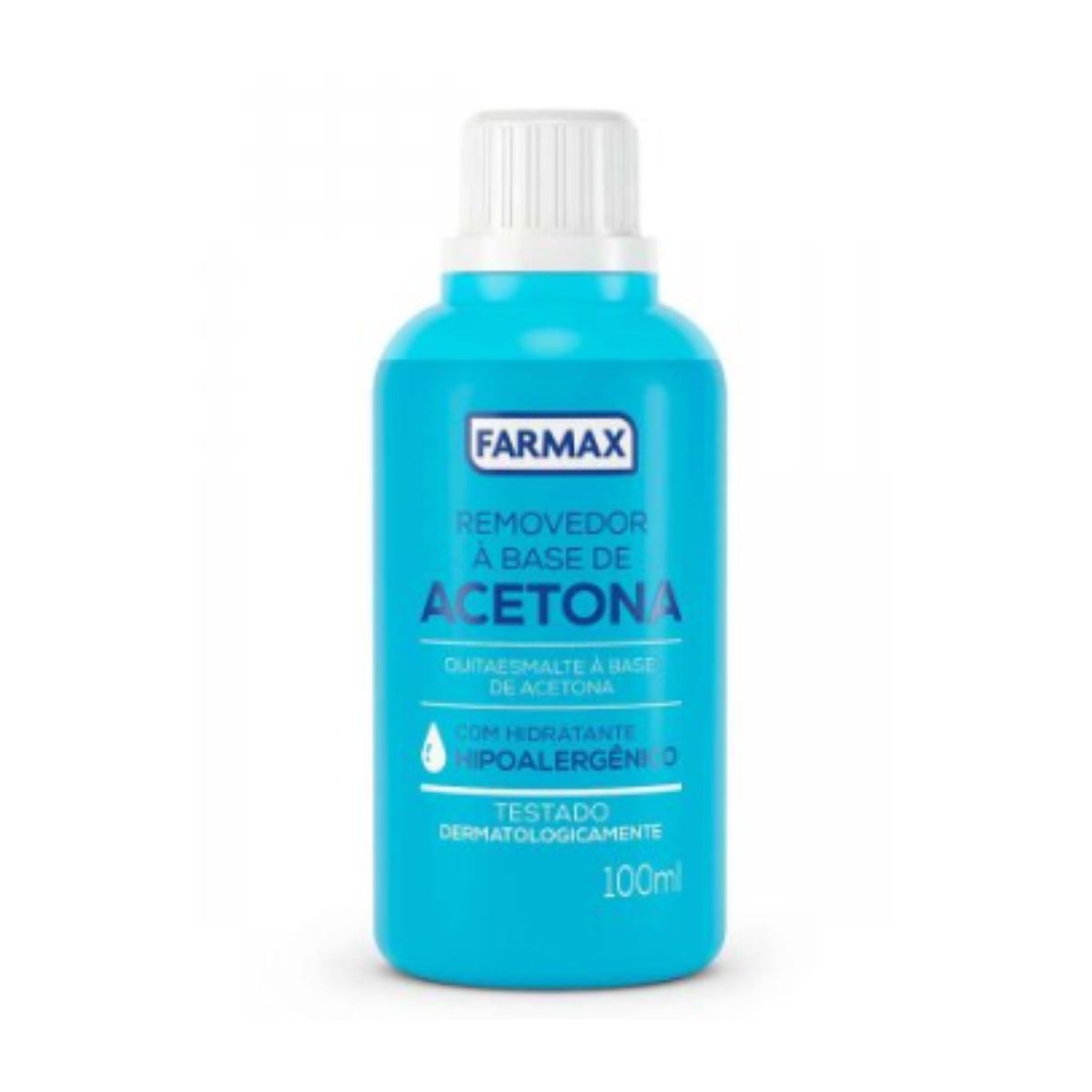 Removedor de Esmalte à Base de Acetona Farmax com 100 ml