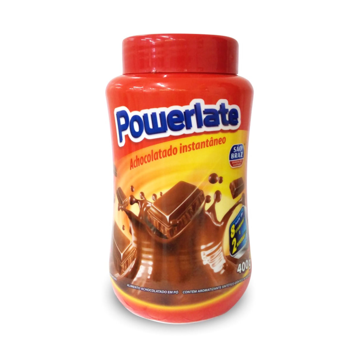 Achocolatado em Pó São Braz Powerlate 400 g