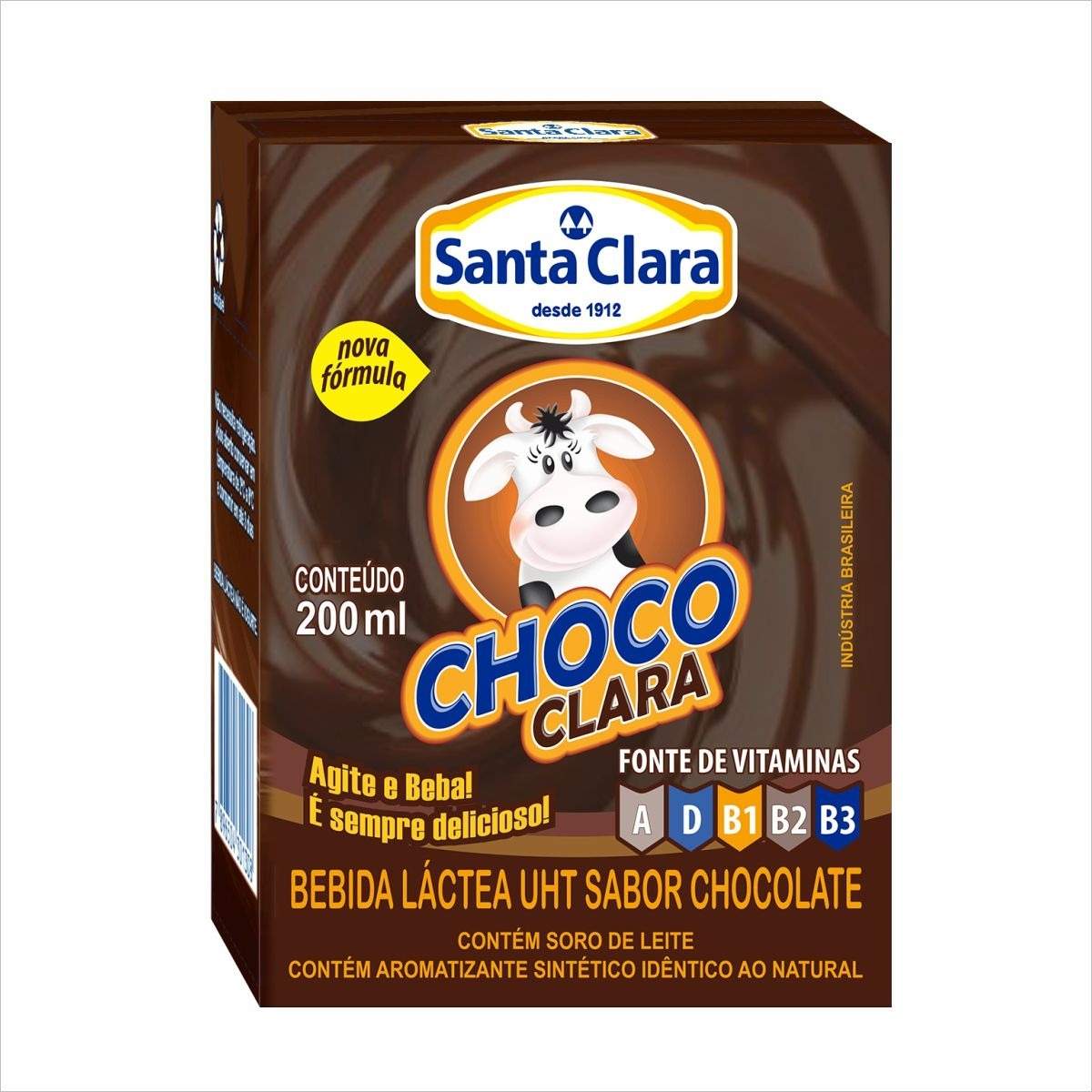 Bebida Láctea UHT Santa Clara Chococlara 200 ml