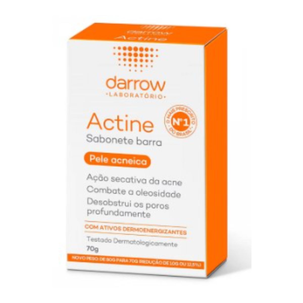 Sabonete Barra Actine Pele Acneic 70g