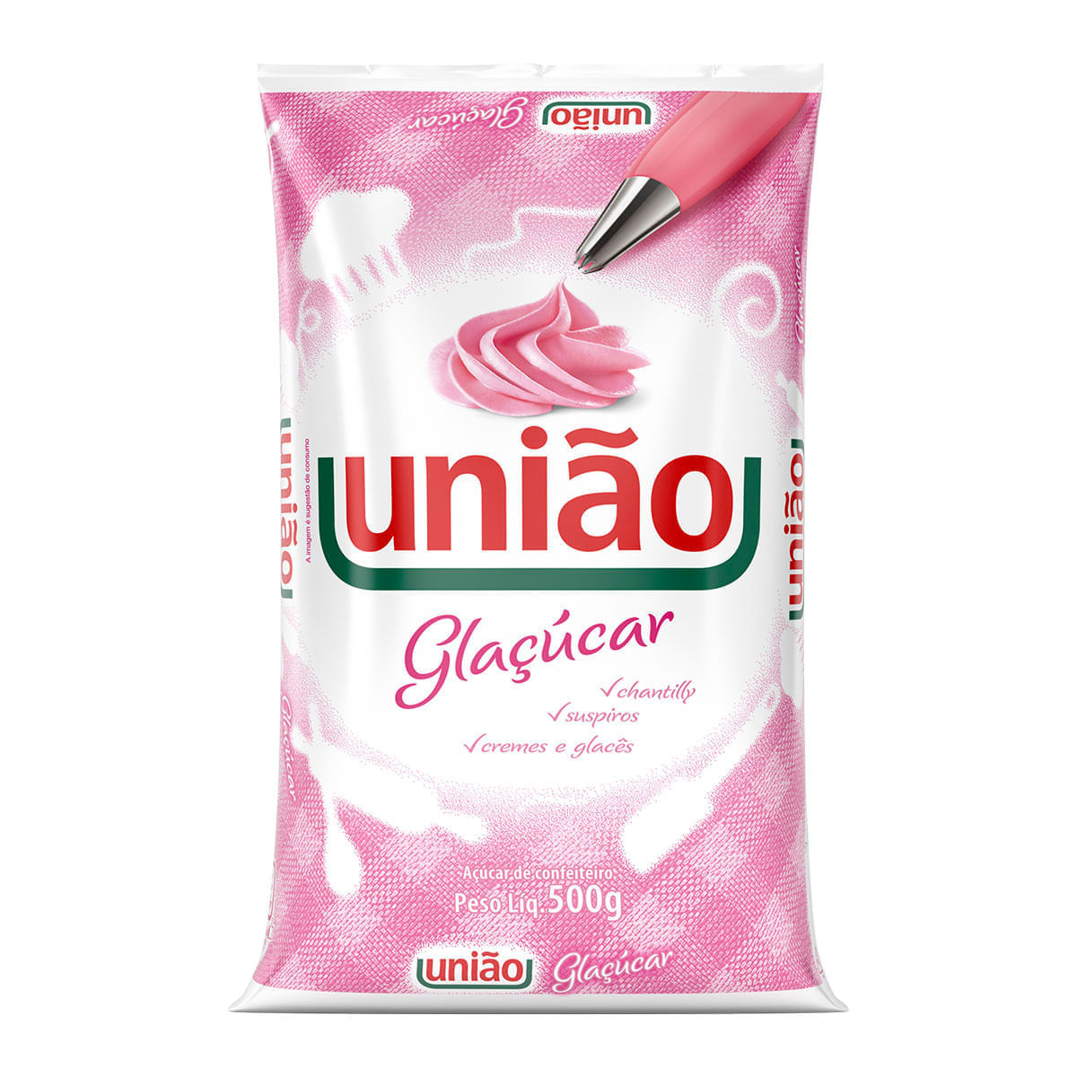 Açúcar de Confeiteiro União Glaçúcar 500g