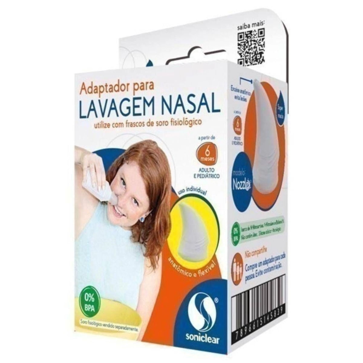 Adaptador para Lavagem Nasal Nozzle Soniclear 1 unidade