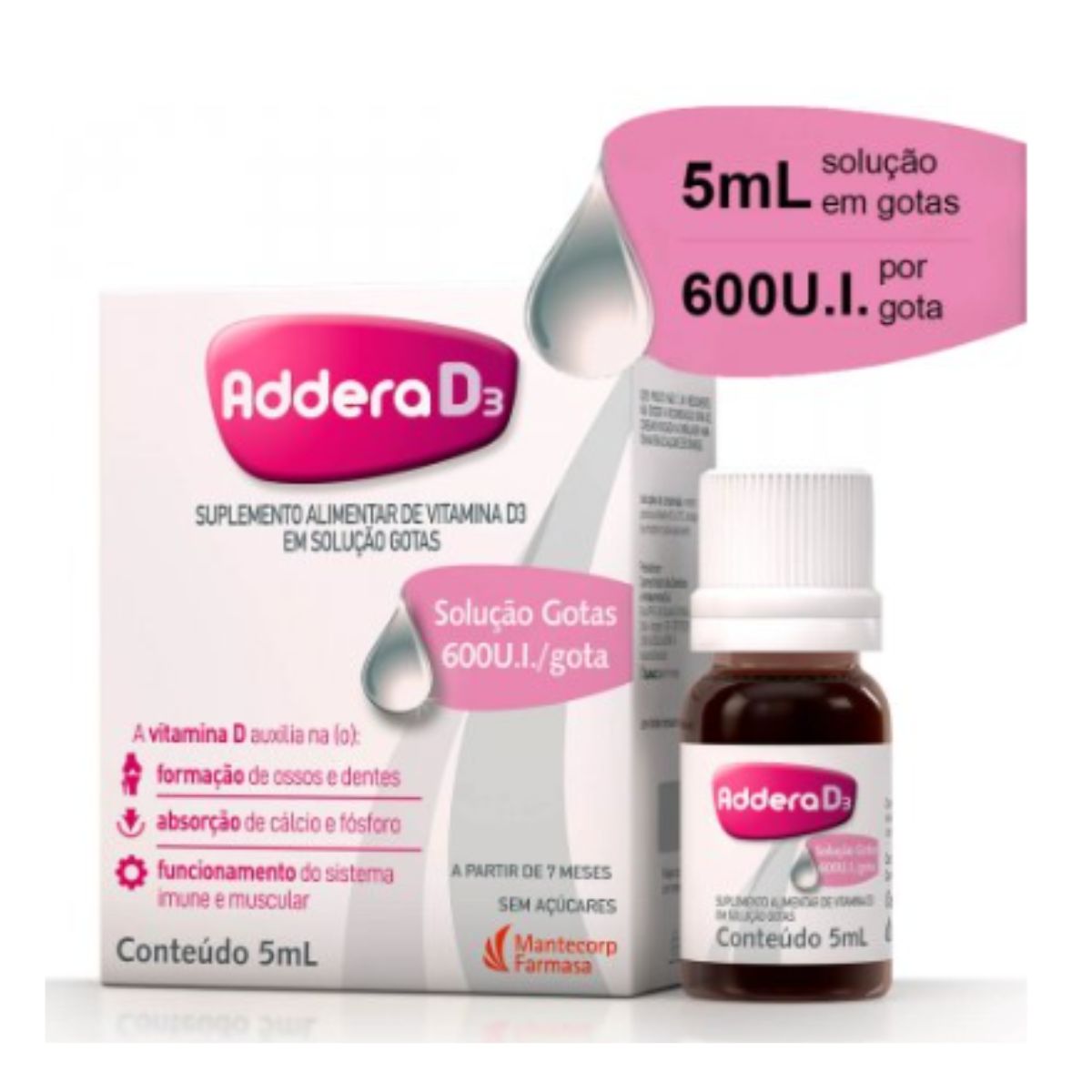 Addera D3 600ui Gotas 5 ml