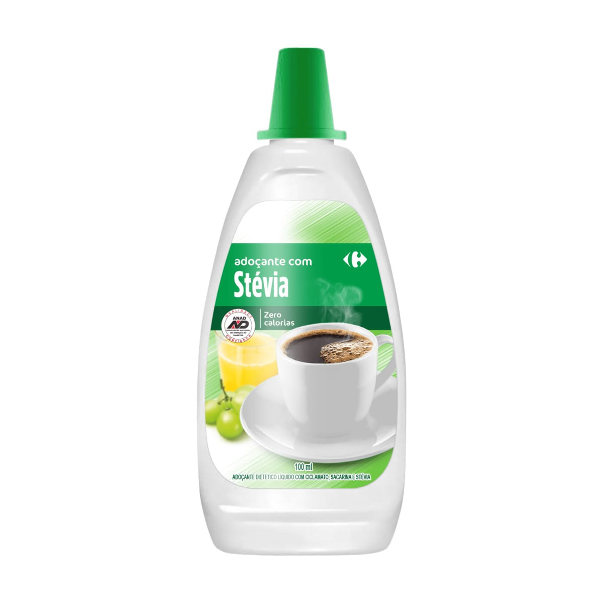 Adoçante Líquido Stevia Carrefour 80 ml