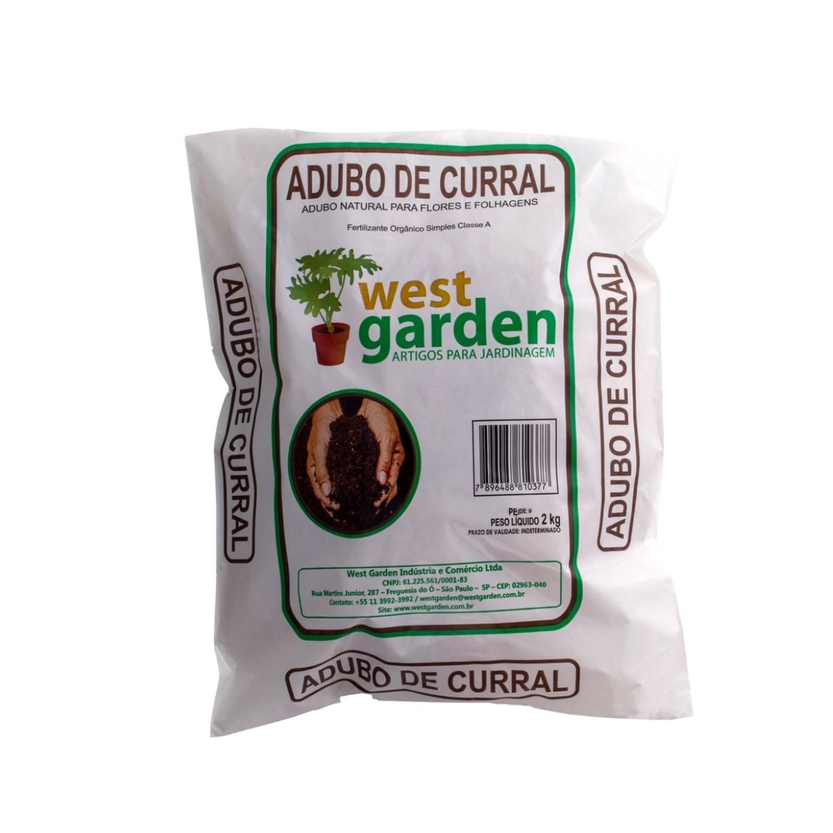 Adubo de Curral West Garden 2 kg