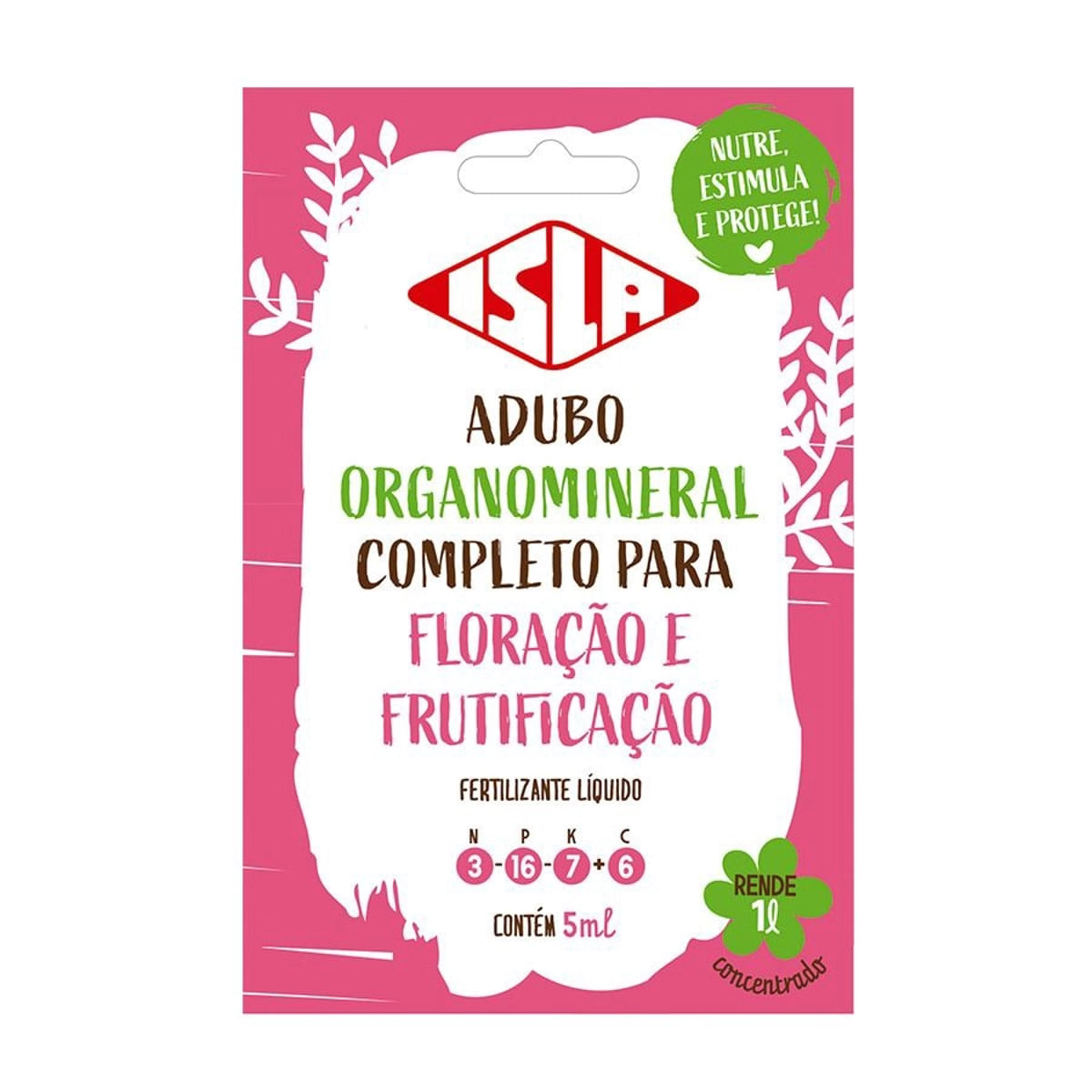 Adubo Fertilizante Fertigarden para Flores Isla 5 Ml