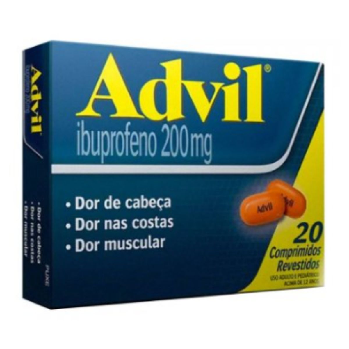 Advil 200mg 20 Comprimidos