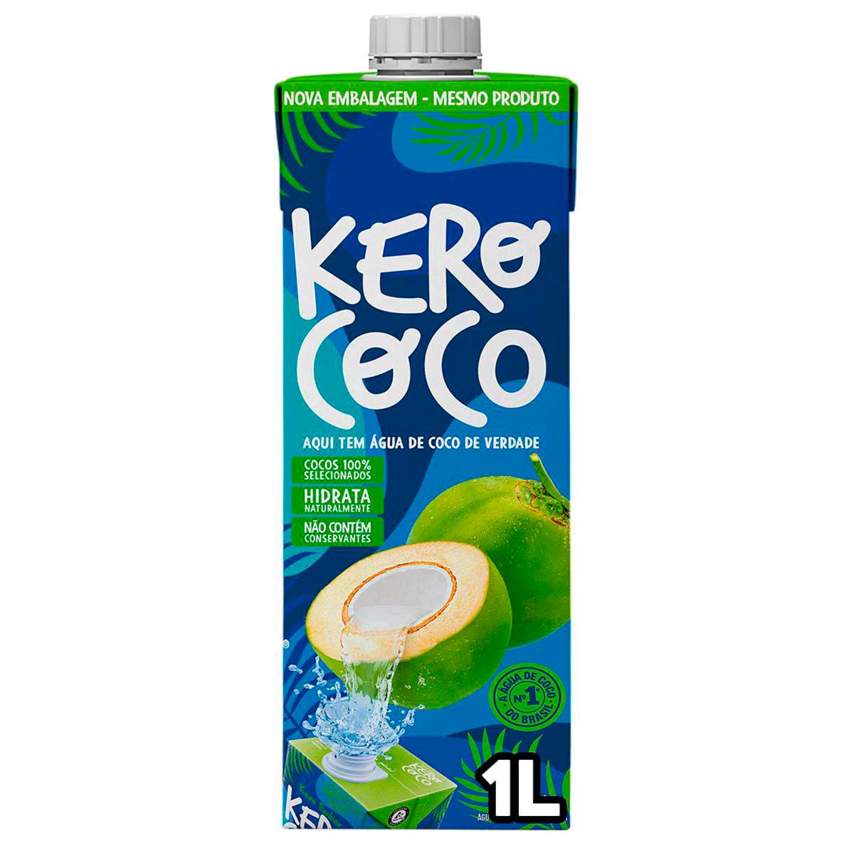 Água de Coco Esterilizada Kero Coco 1L