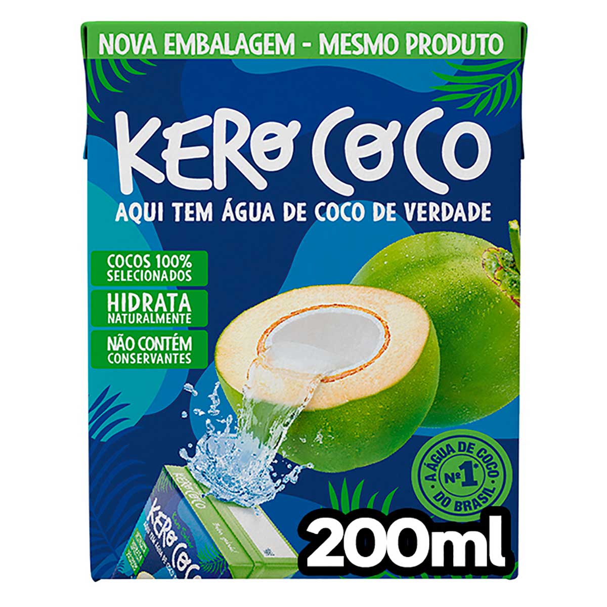 Água de Coco Esterilizada Kero Coco 200ml