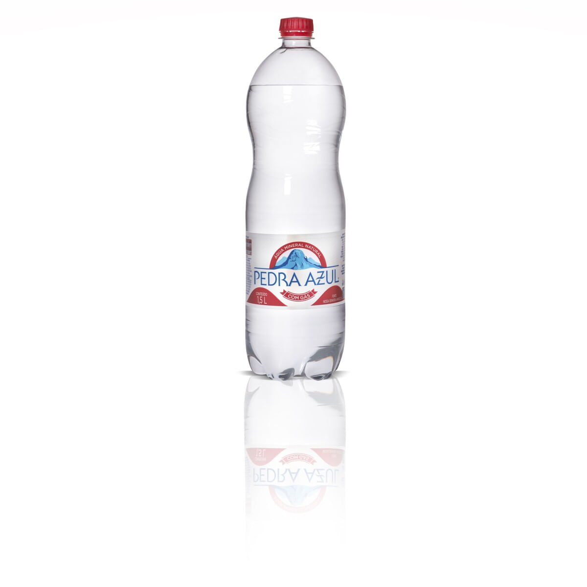 Água Mineral Pedra Azul Com Gás Garrafa 1,5 L