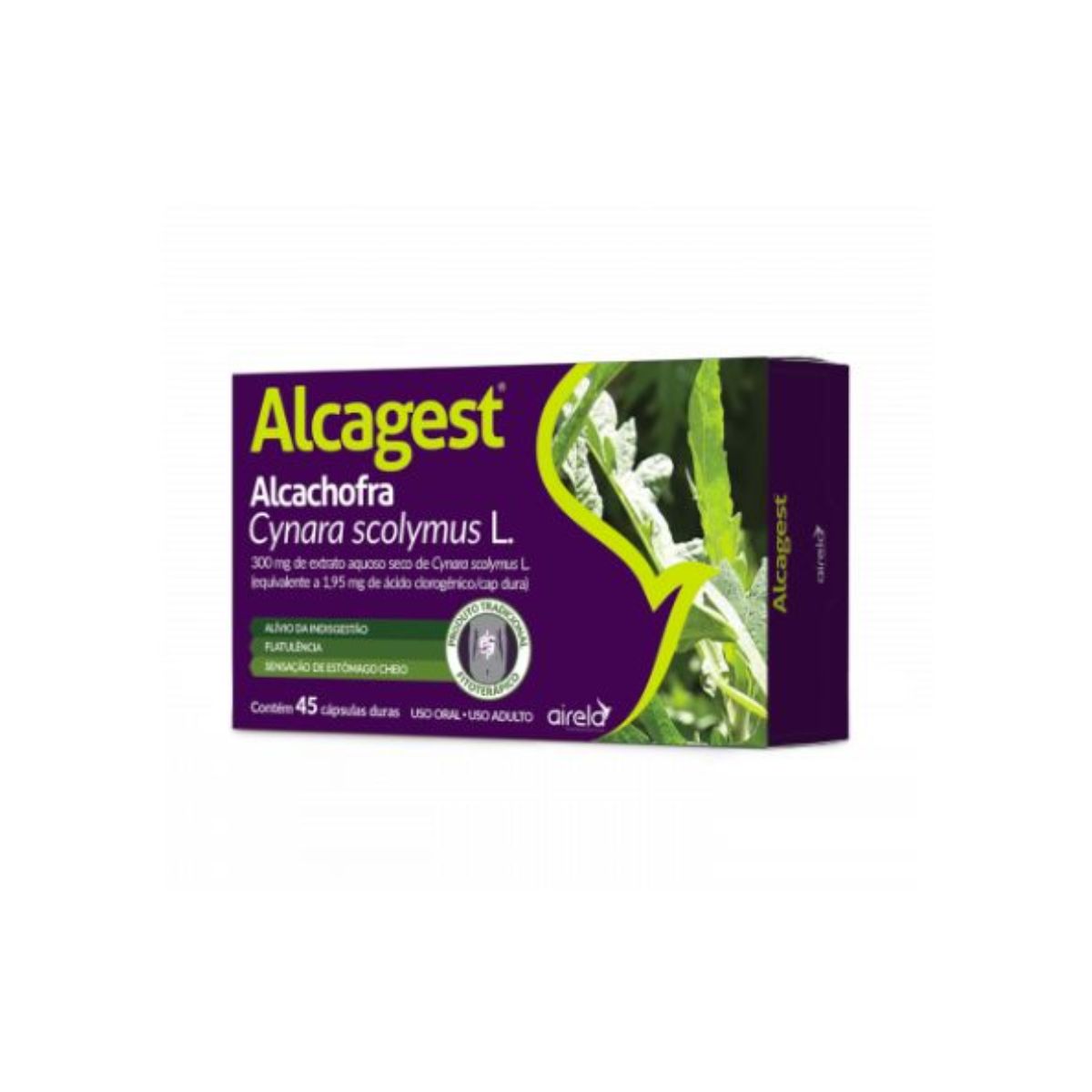 Alcagest 300 mg com 45 cápsulas