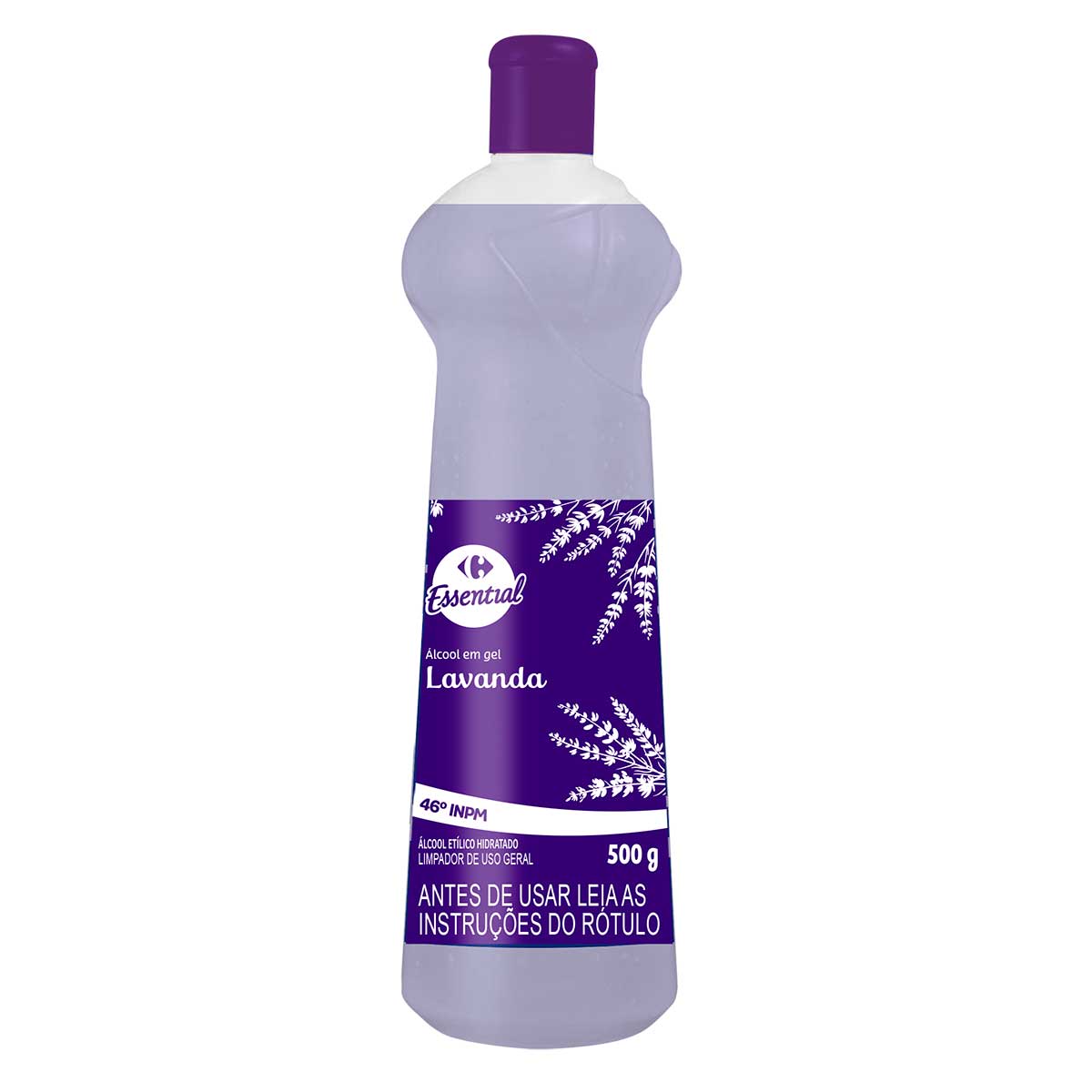 Álcool em Gel Carrefour Lavanda 500g