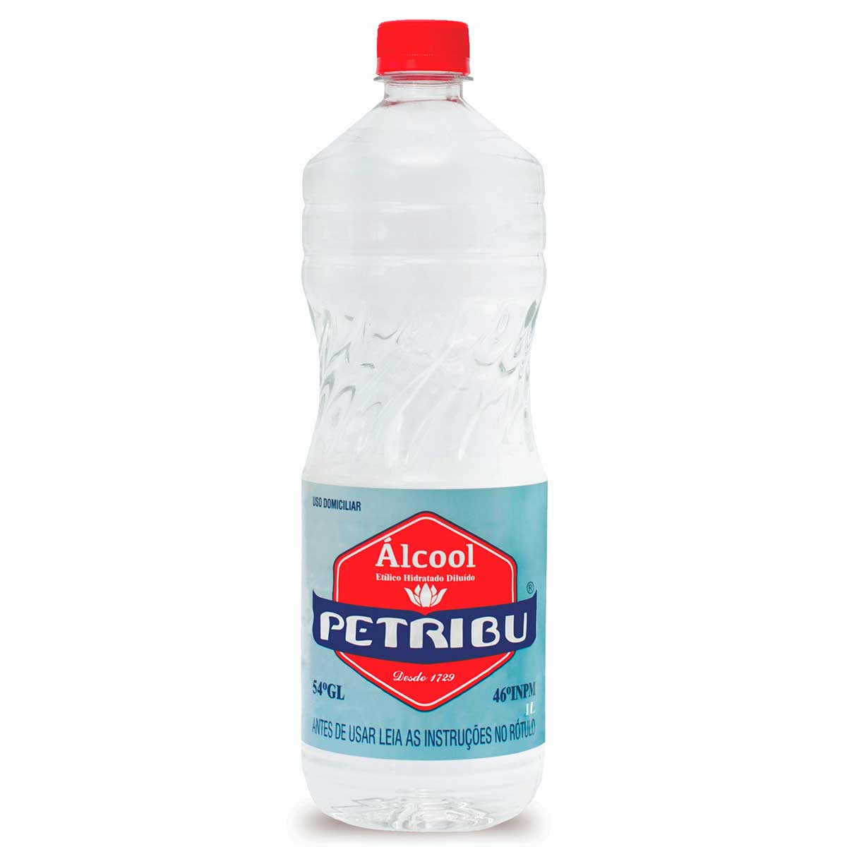 Álcool Etilico Diluido Petribu 46 Inpm 54gl 1 L