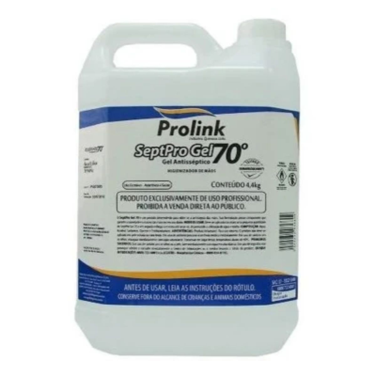 Álcool Gel 70% Septpro Antisséptico Com 4,4kg