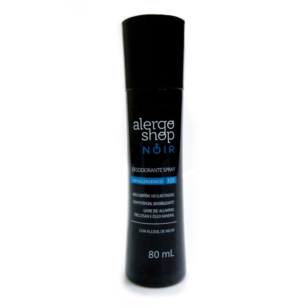 Desodorante Spray Masculino Hipoalérgico AlergoShop 80 ml