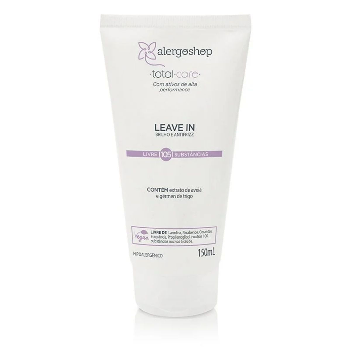 Leave-in Creme para Pentear Hiporlergênico 105 Alergoshop Bisnaga 150 ml