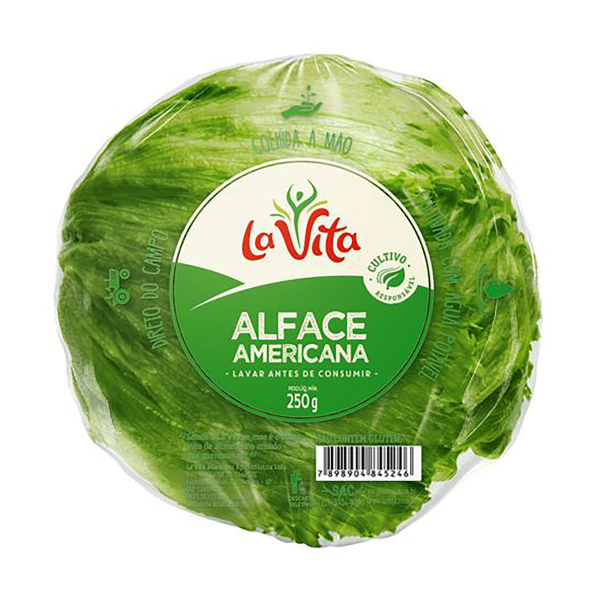 Alface Americana La Vita 250 g