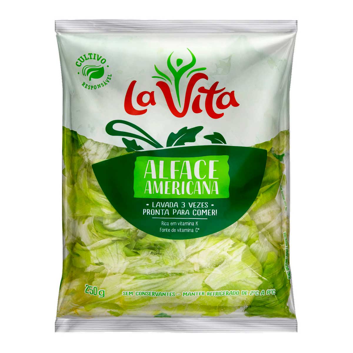 Alface Americana La Vita 250 g