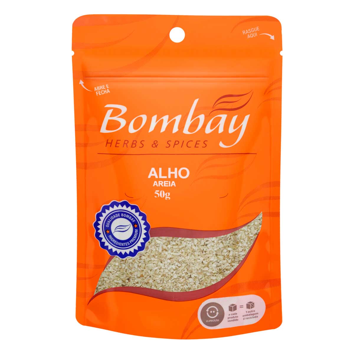 Alho em Areia Desidratado Bombay Herbs &amp; Spices 50g