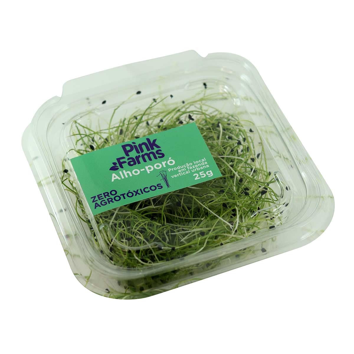 Alho Poró Microgreens Pink Farms 25 g