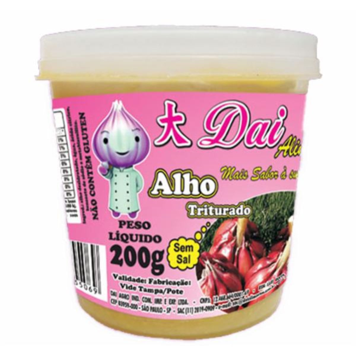 Alho Triturado Dai Alimentos 200 g