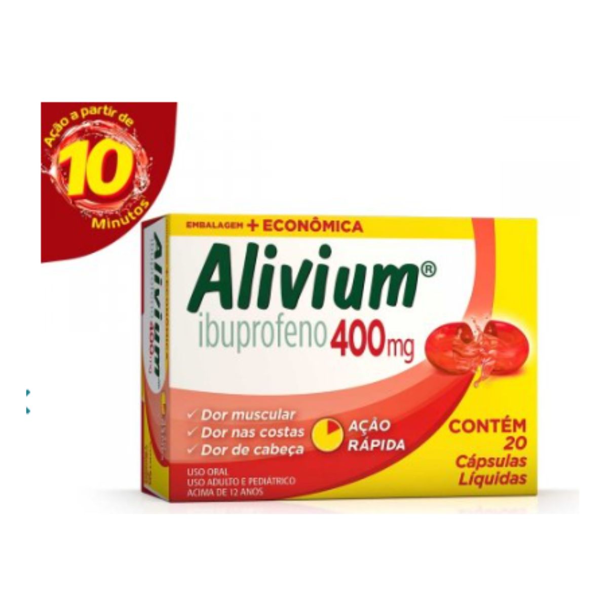 Alivium 400mg Ct Bl 20  Cápsulas Mole