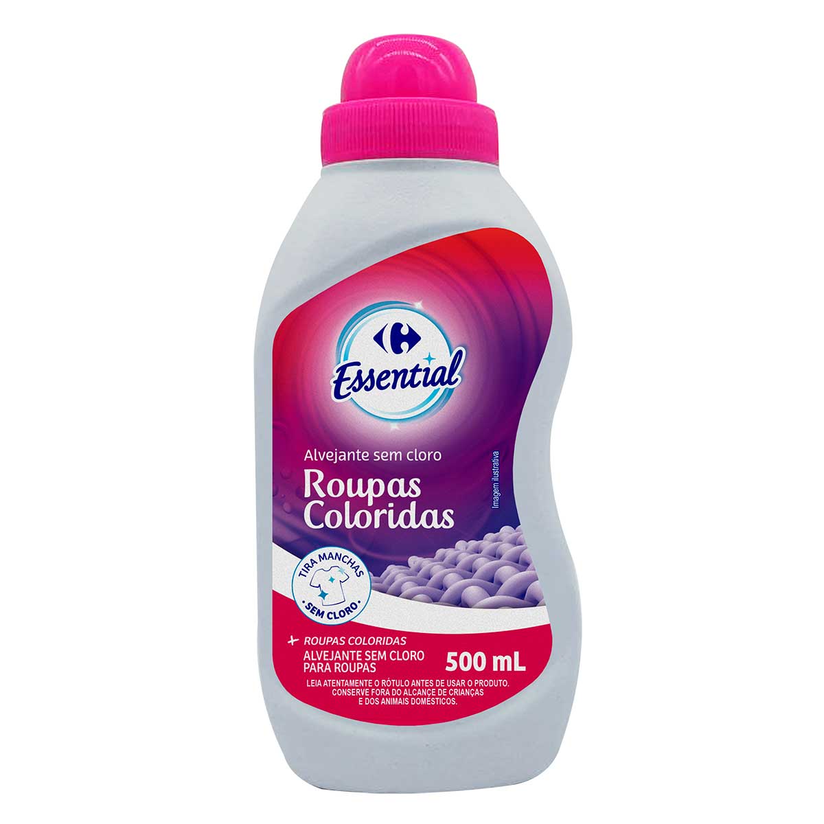 Alvejante sem Cloro para Roupas Coloridas Carrefour Essential 500ml