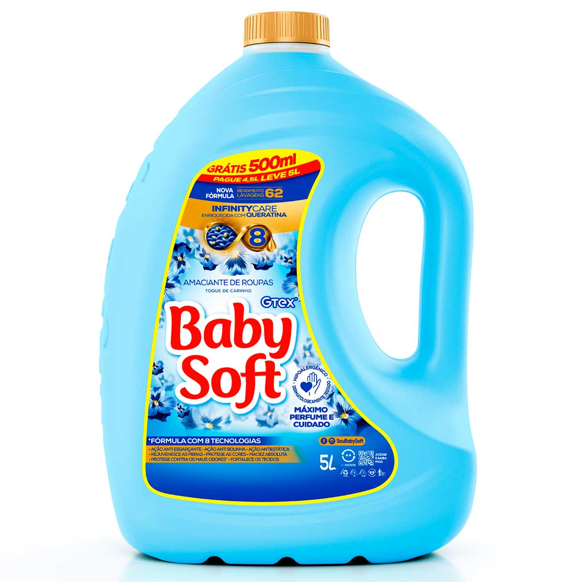 Amaciante Baby Soft Toque de Carinho 5L