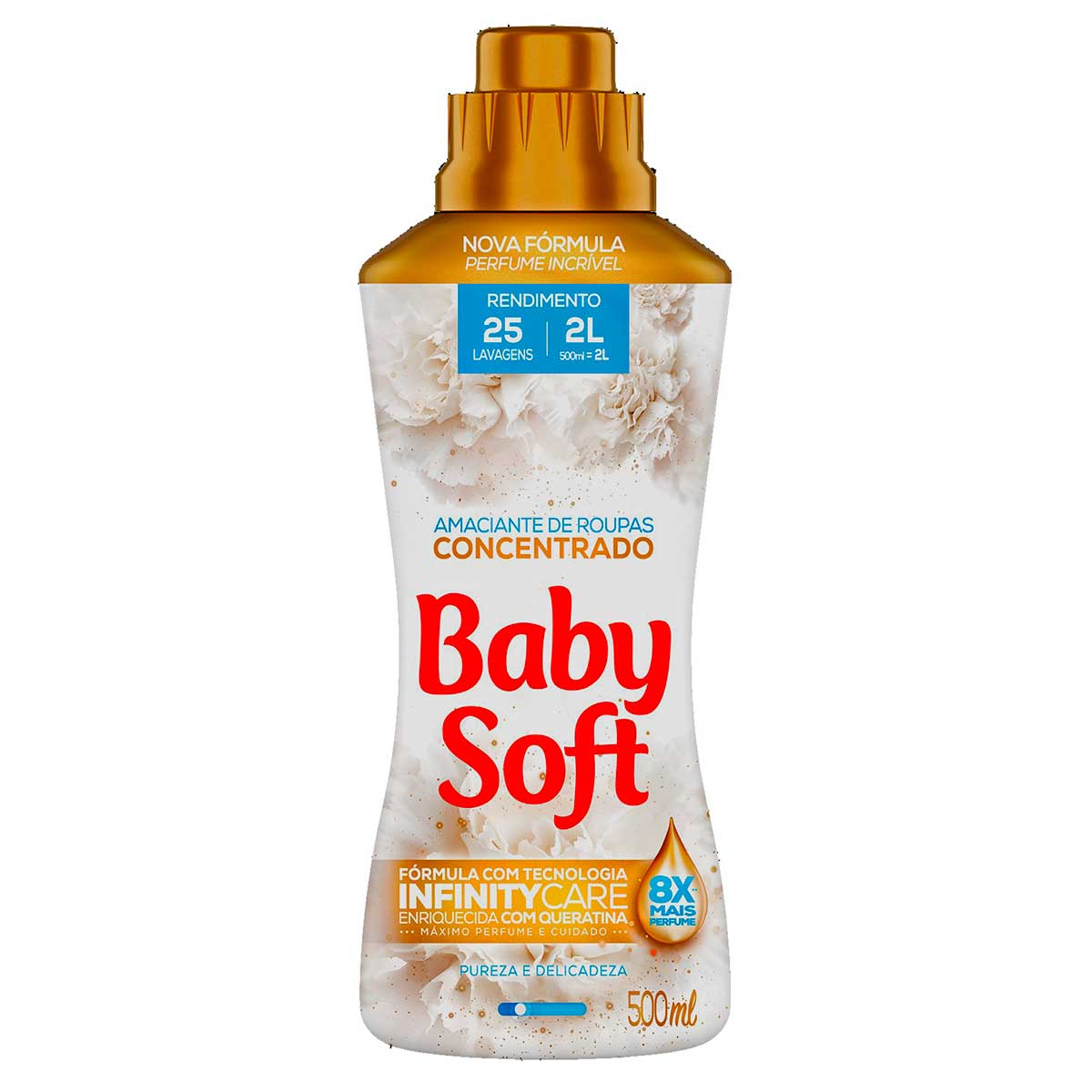 Amaciante Concentrado Baby Soft Pureza 500ml