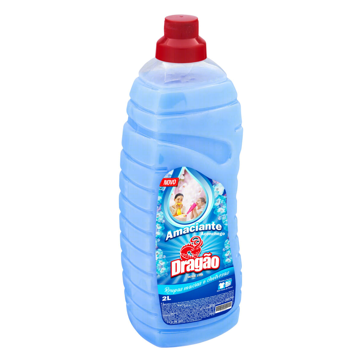 Amaciante de Roupa Líquido Aconchego Dragão Frasco 2 l