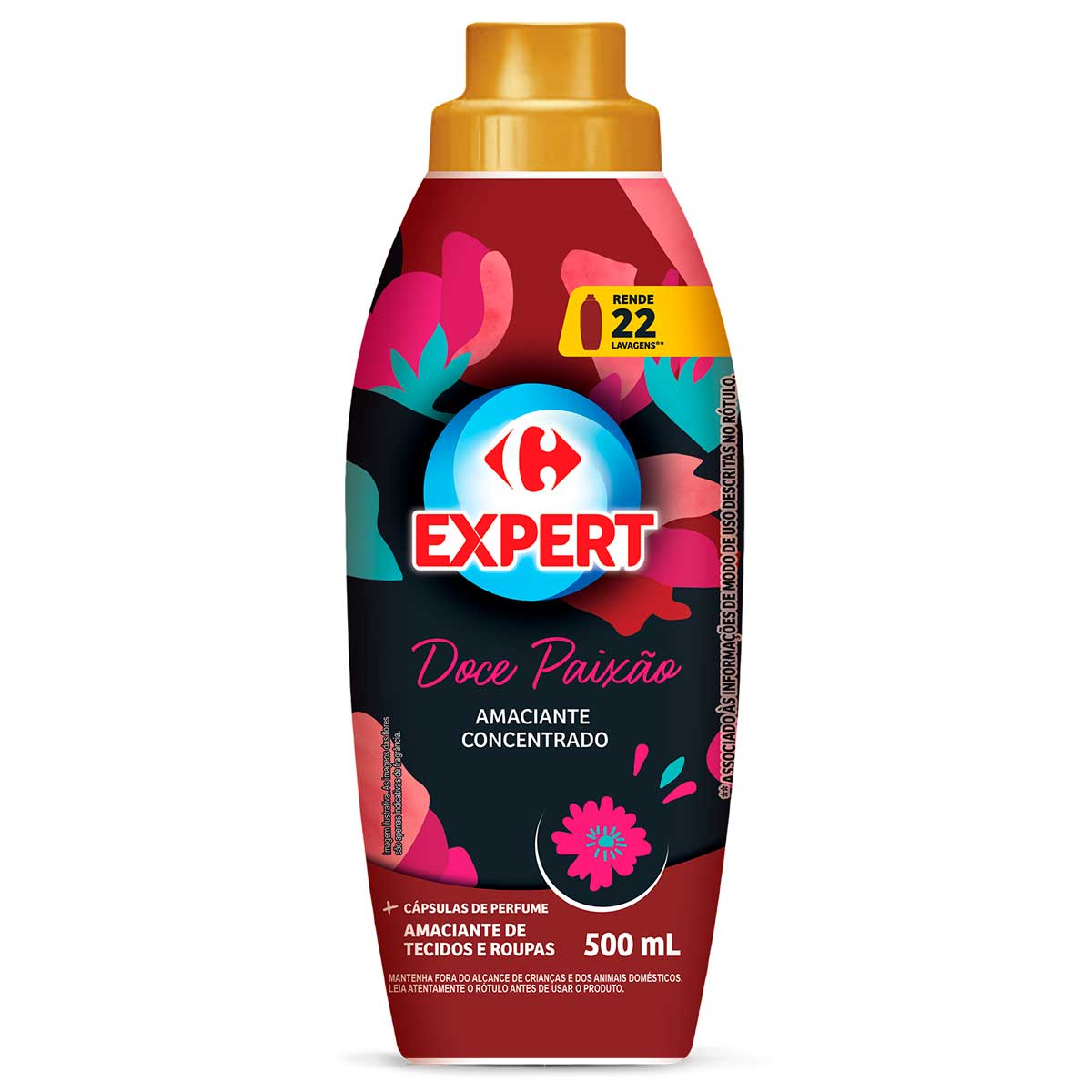 Amaciante Concentrado Carrefour Xpert Doce Paixao 500 ml