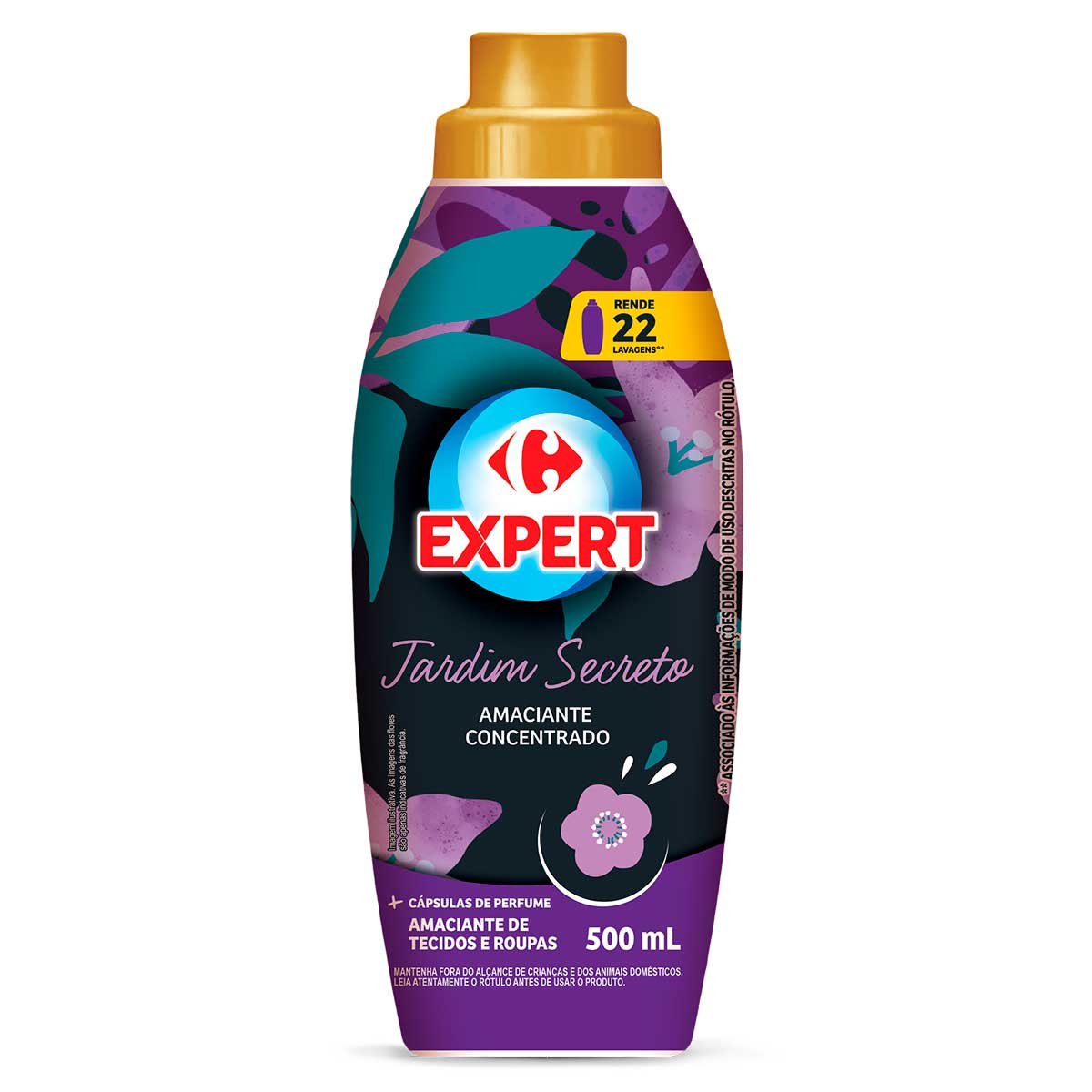 Amaciante Concentrado Carrefour Xpert Jardim Secreto 500 ml