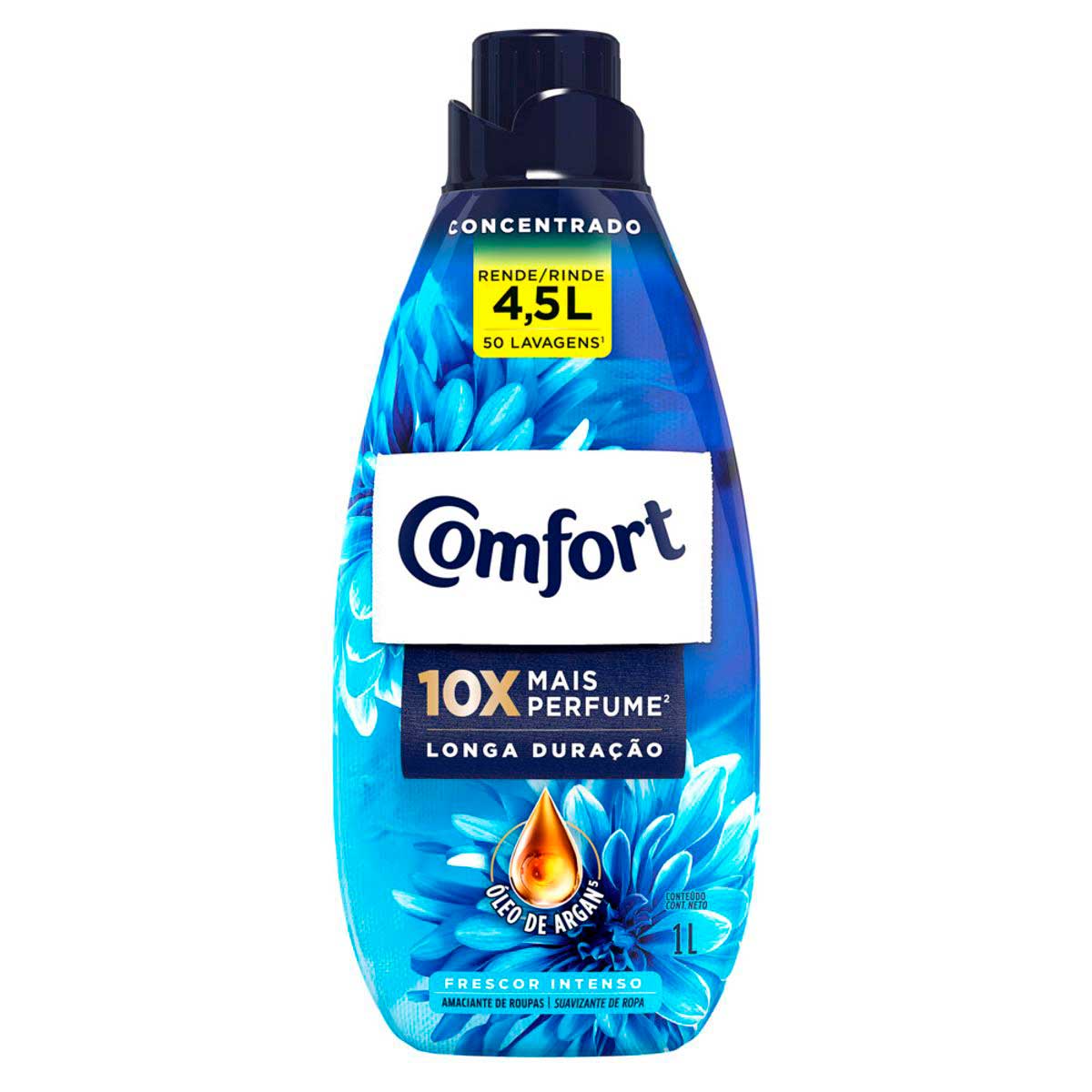 Amaciante Concentrado Comfort Frescor Intenso 1 L