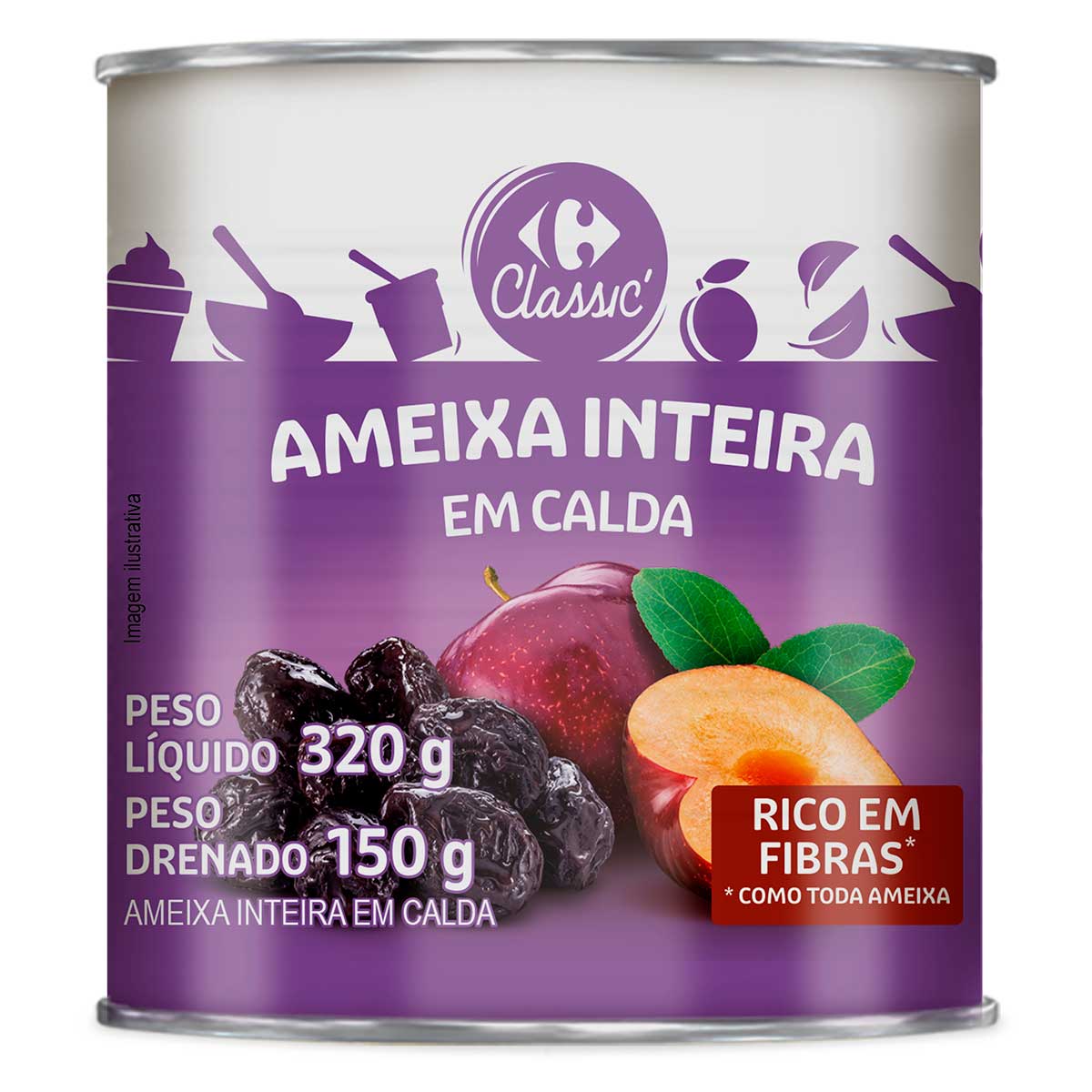 Ameixa em Calda Carrefour 150 g