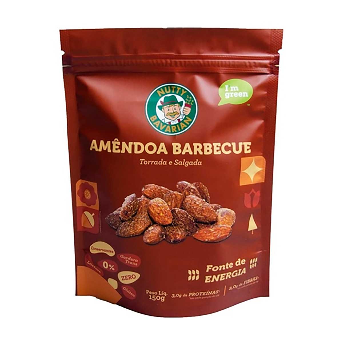 Amêndoa Nutty Bavarian Barbecue 150 g