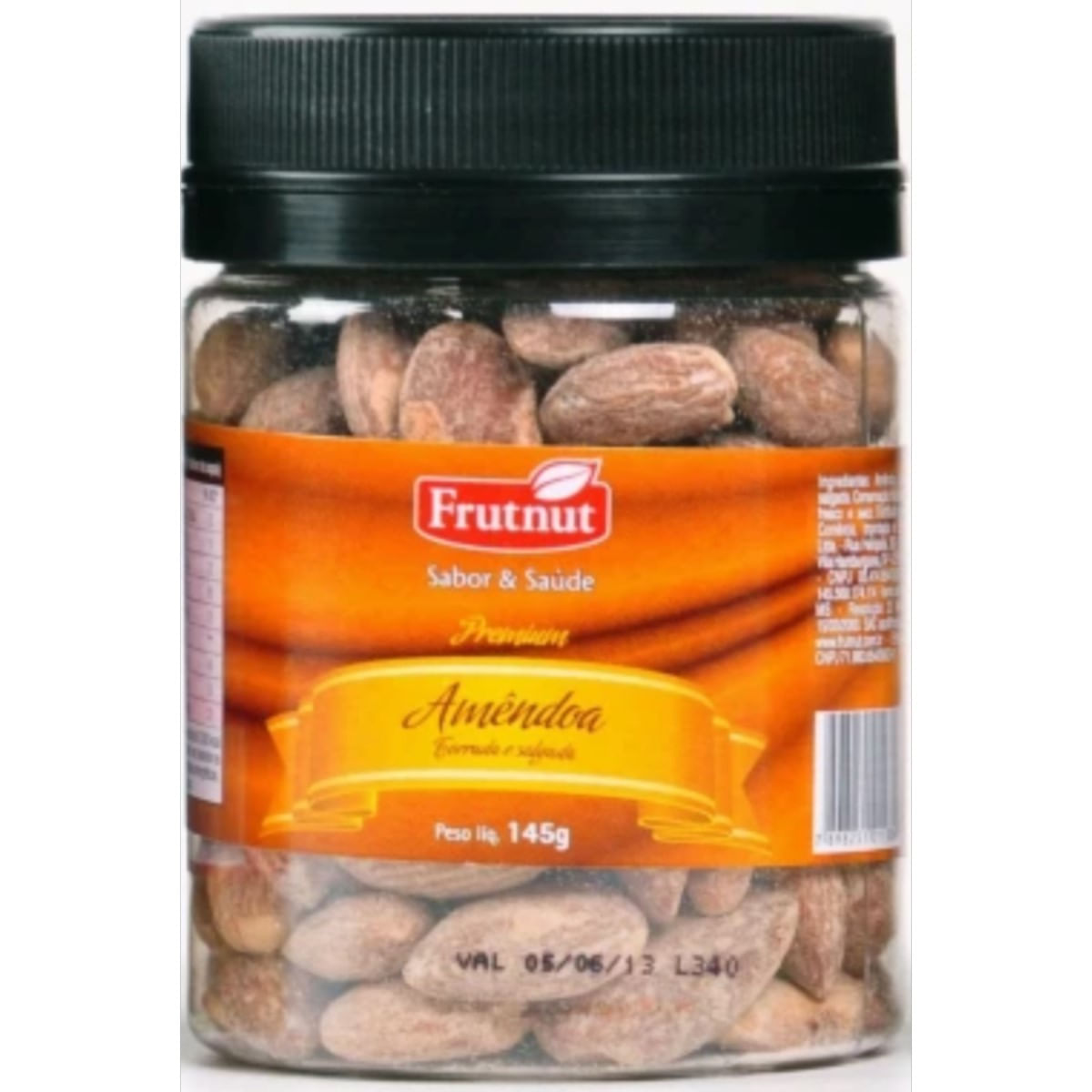 Amêndoa Torrada Salgada Frutnut 145g